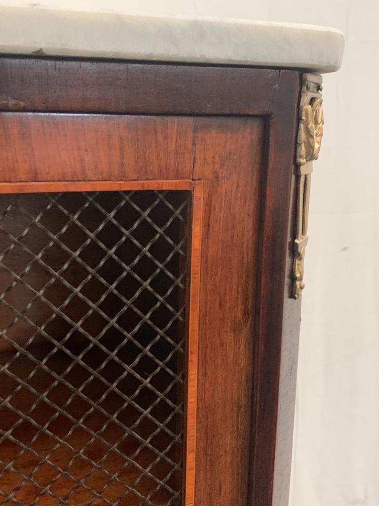 Napoleon III Inlaid Rosewood Cupboard For Sale 2