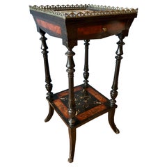 Napoleon III Inlaid Table