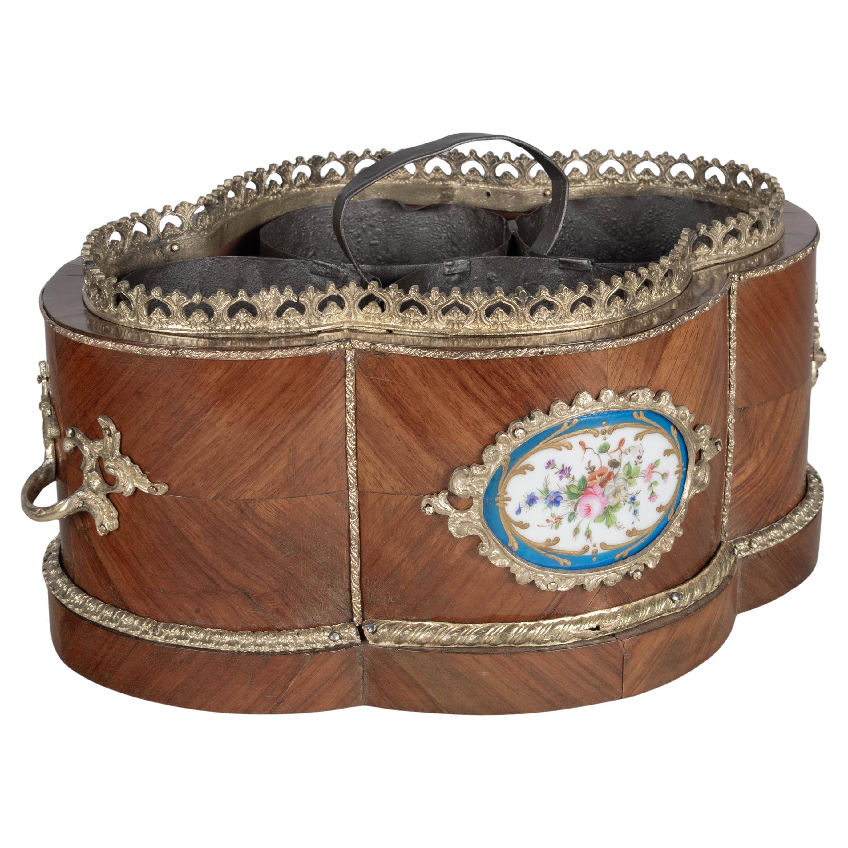 Giardiniera di Napoleone III con porcellana di Sèvres, 1900 ca.