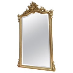 Napoleon III Large French Wall Mirror, 19th Century