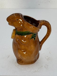 Napoleon III Late 19th Century Majolica Rabbit