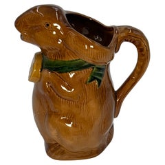 Napoleon III Late 19th Century Majolica Rabbit