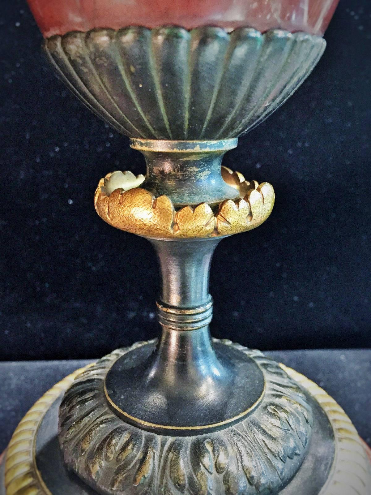 Napoleon III Marble and Bronze Garniture, France, 19th Century For Sale 1