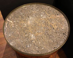 Napoleon III Marmorplatte Gueridon Tisch von Louis XVI Geschmack