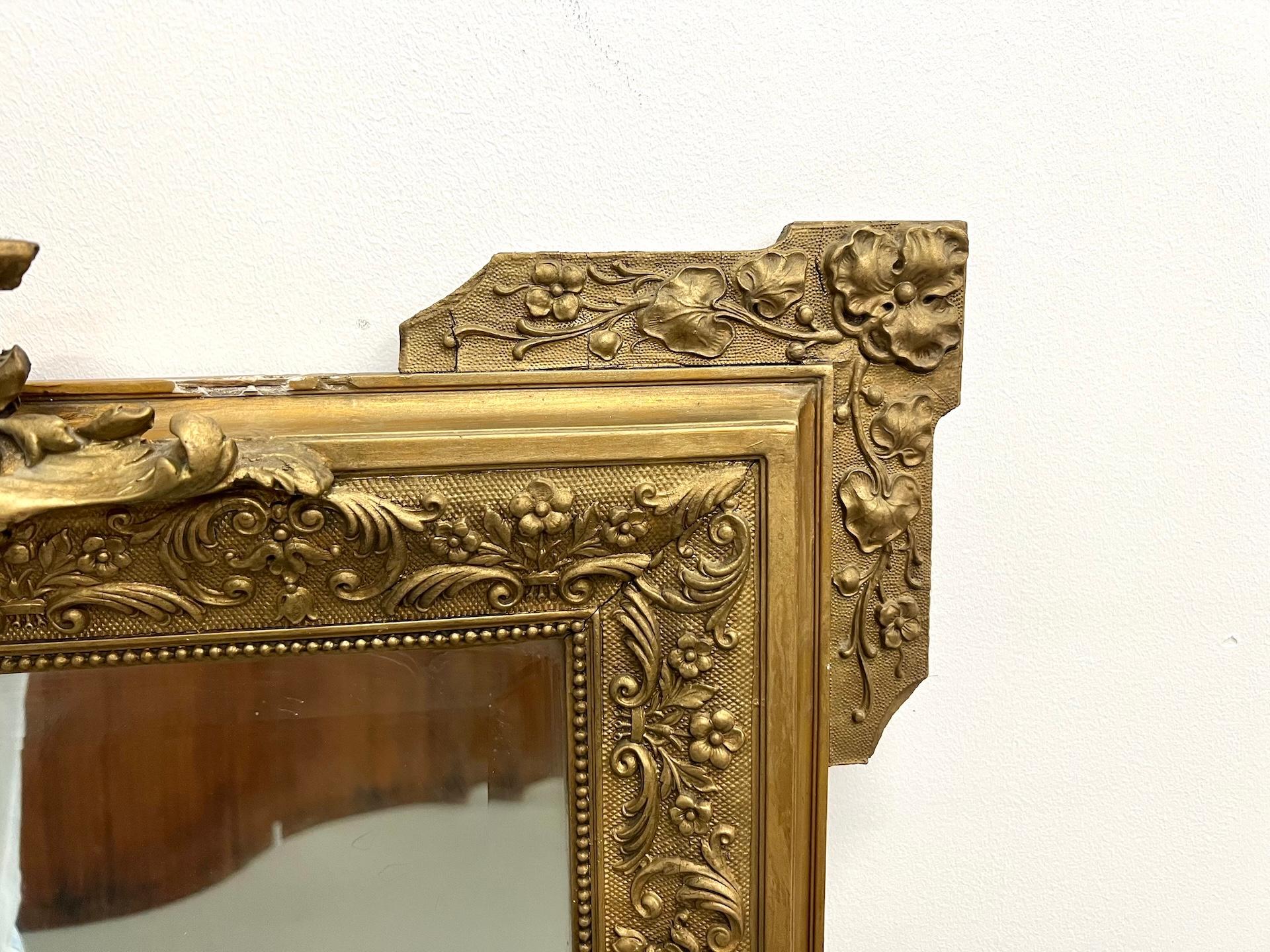 Quecksilberspiegel Napoleon III (um 1860-1880) im Angebot 3