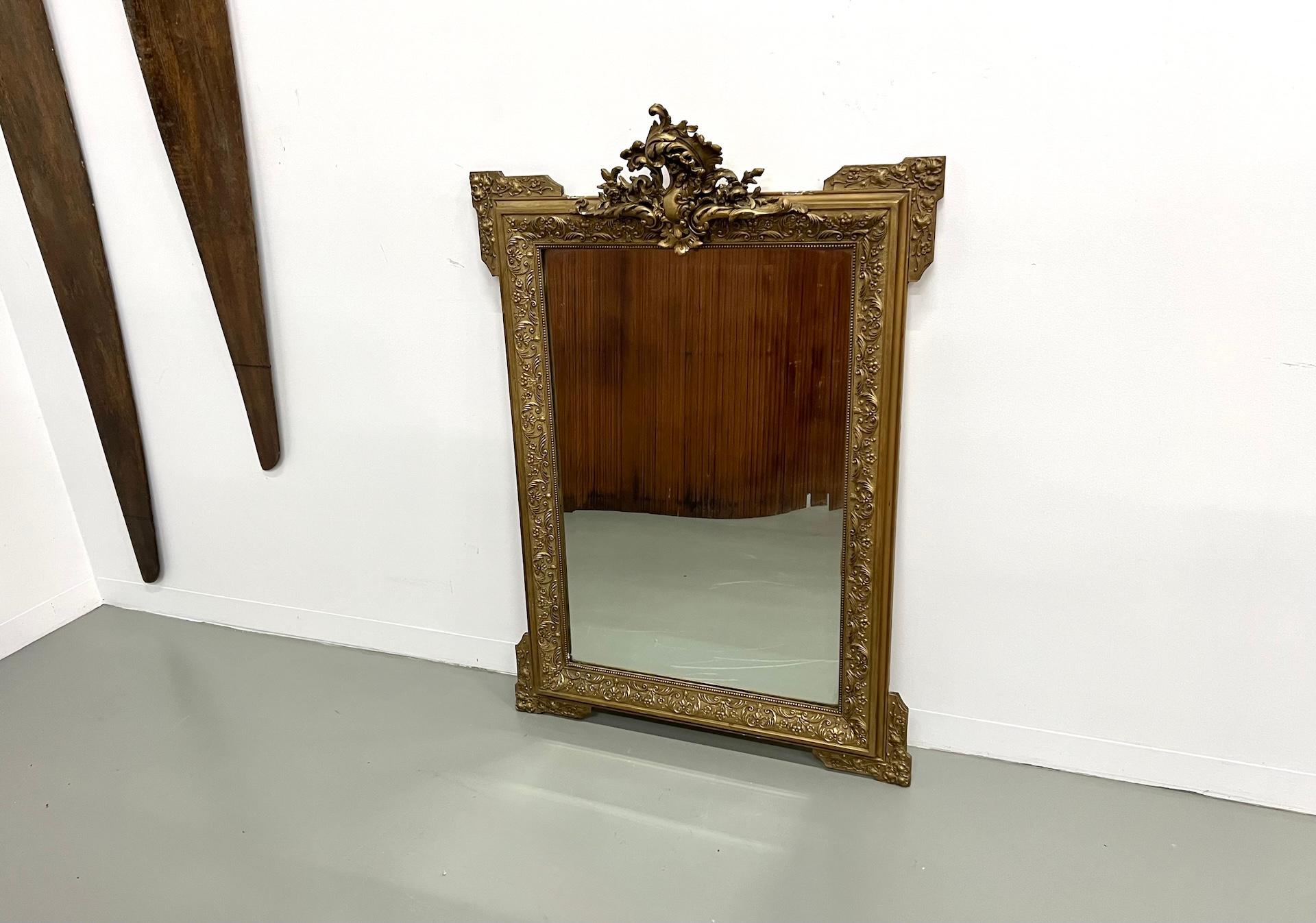 Quecksilberspiegel Napoleon III (um 1860-1880) (Louis XV.) im Angebot