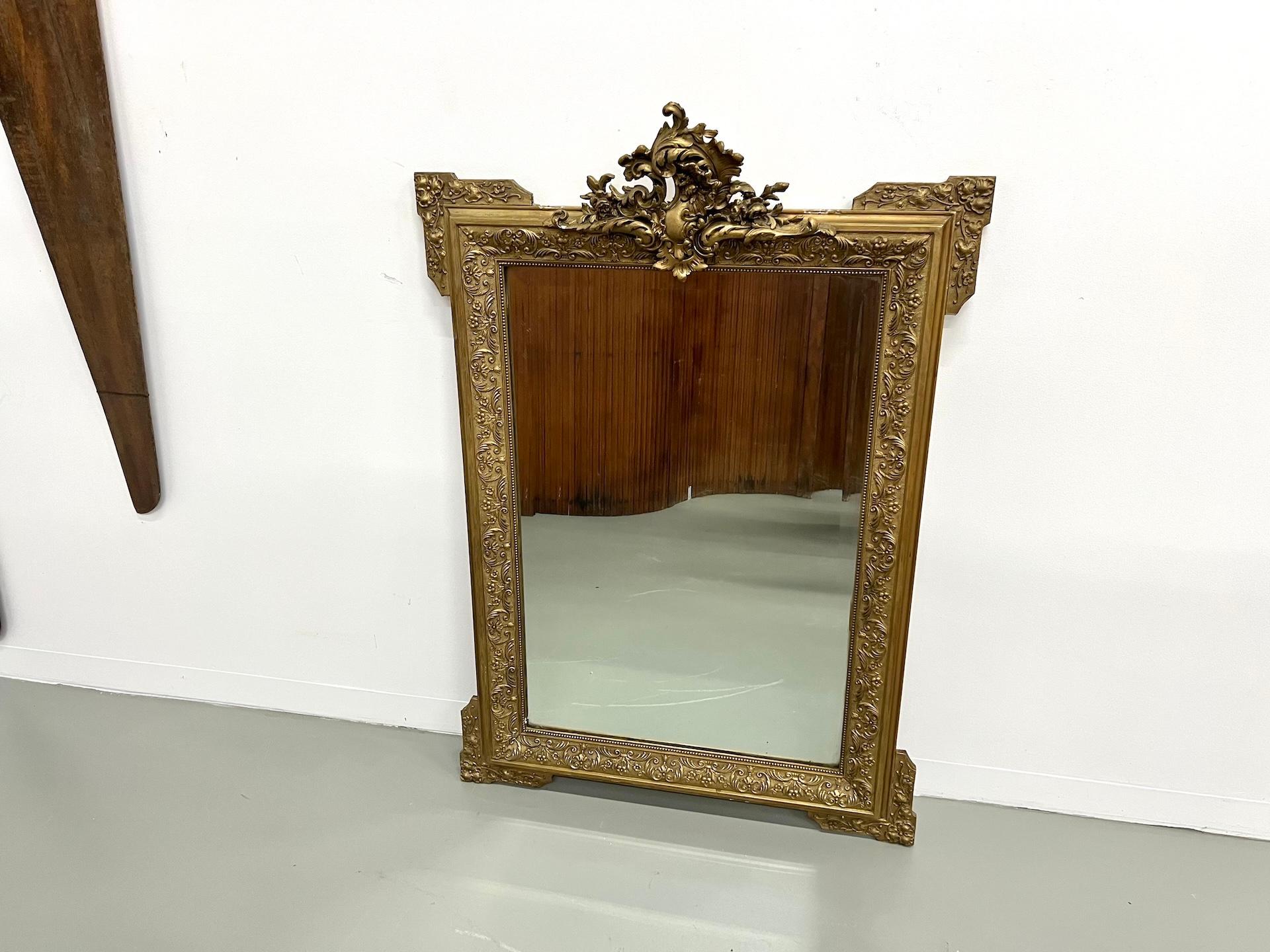 Quecksilberspiegel Napoleon III (um 1860-1880) im Zustand „Gut“ im Angebot in LYON, FR