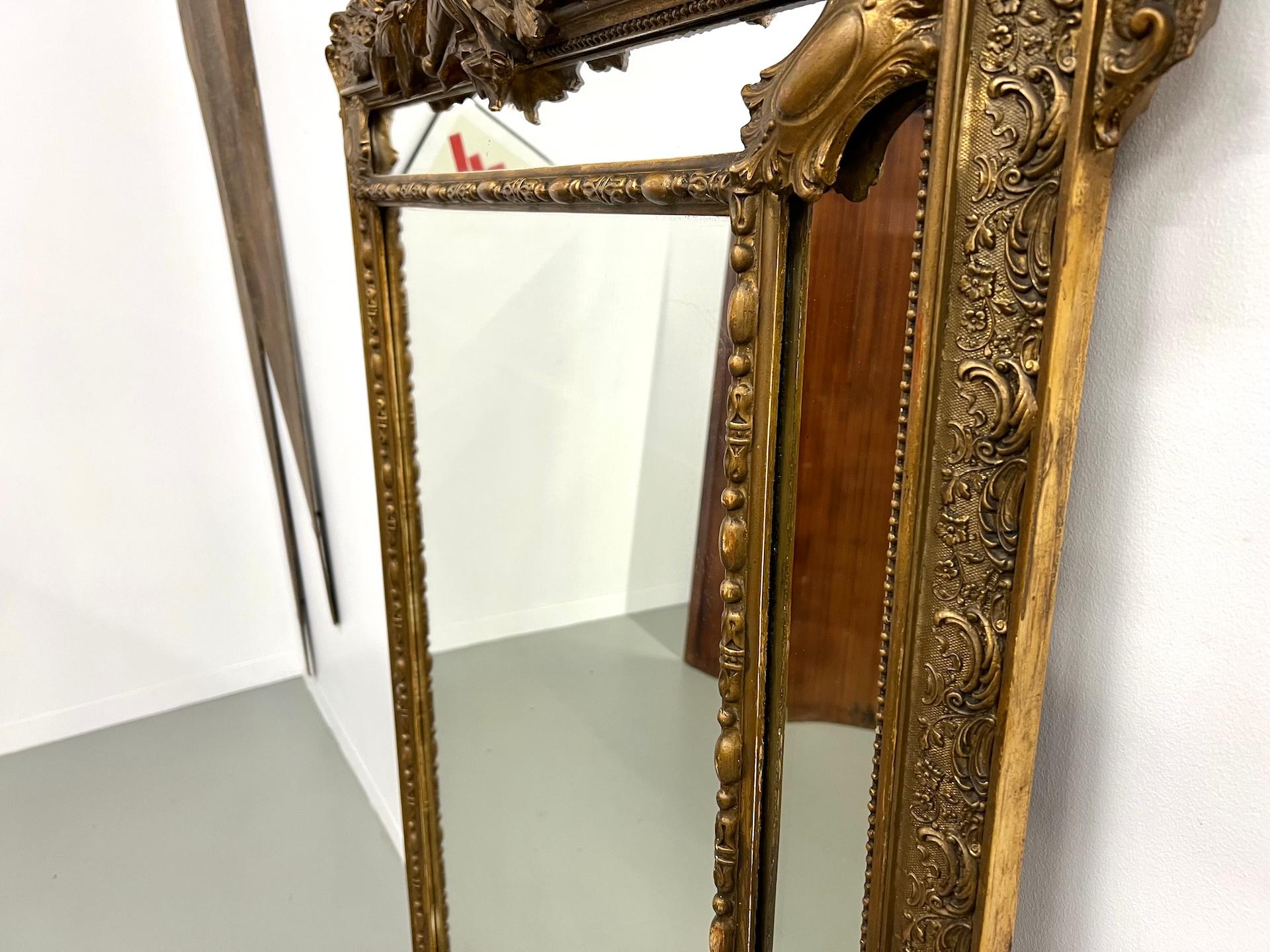 Napoleon III mercury mirror For Sale 5
