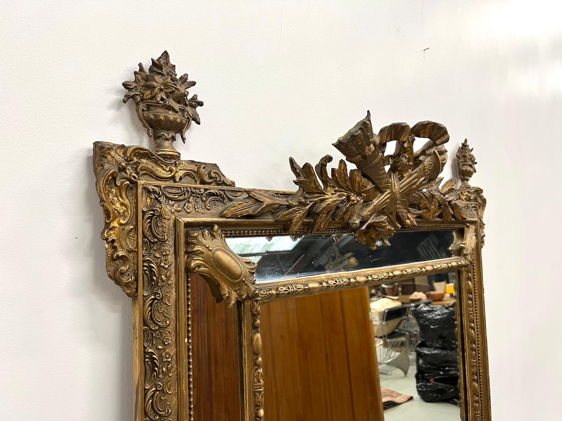 Napoleon III mercury mirror For Sale 9