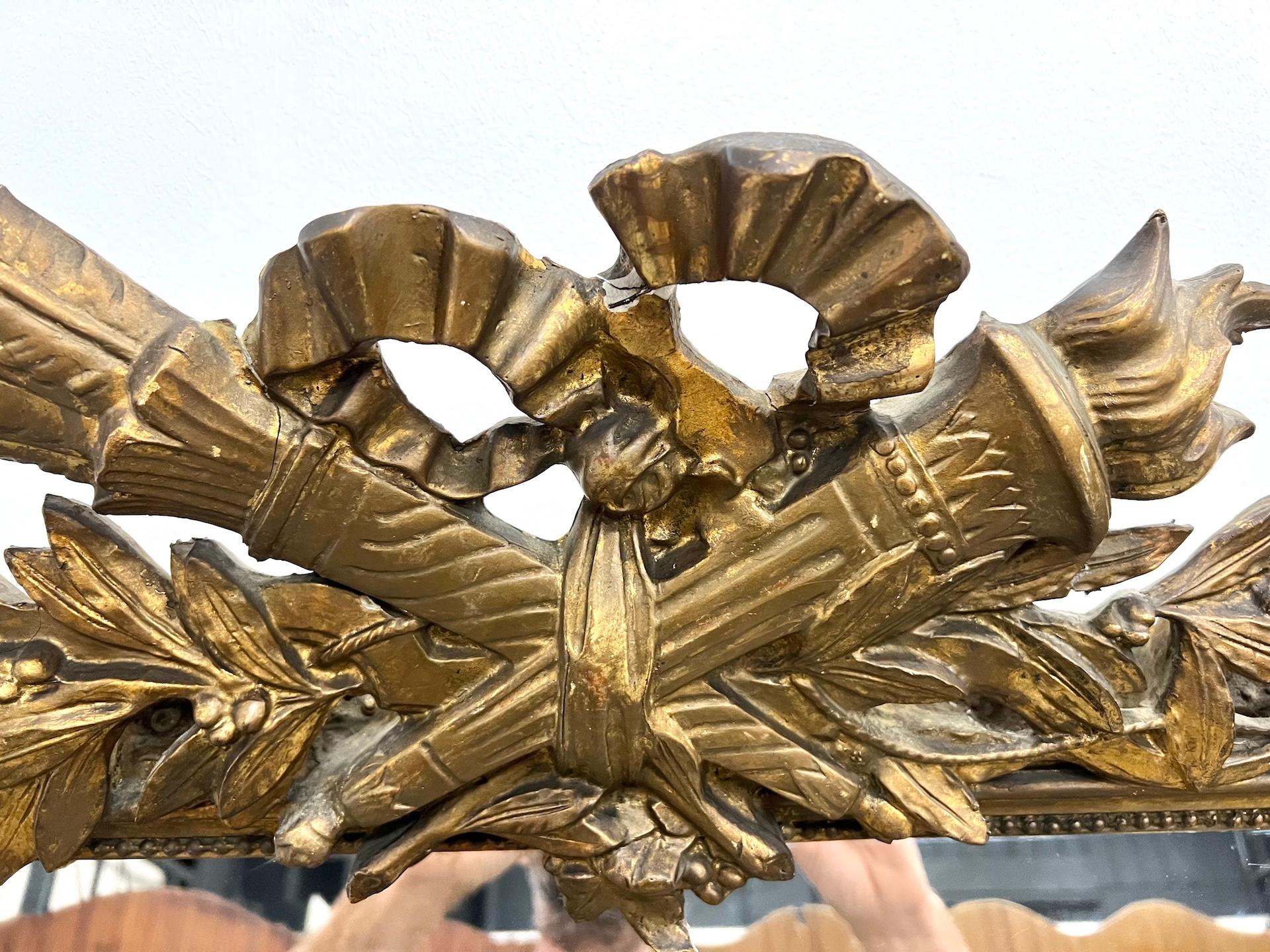Napoleon III mercury mirror For Sale 1