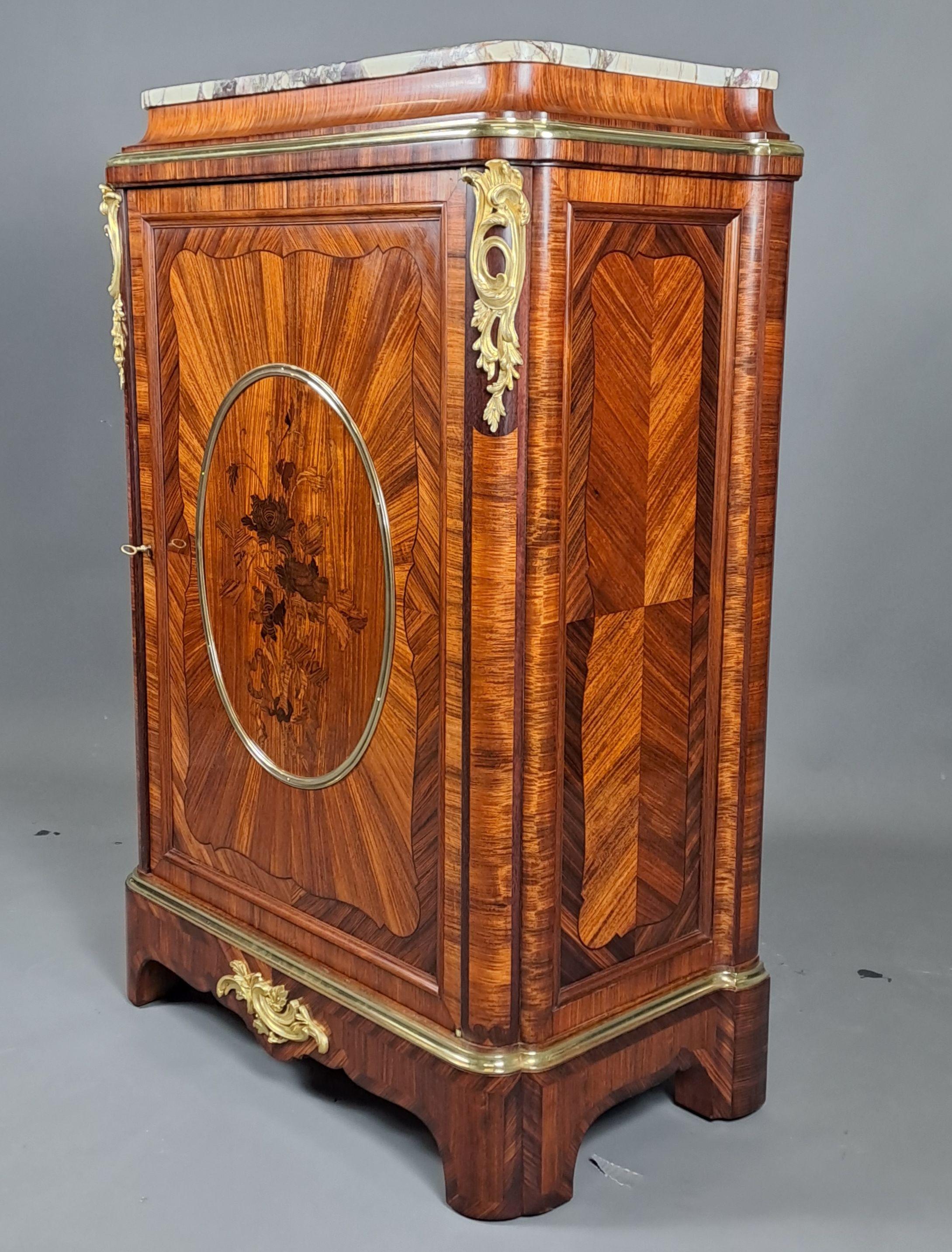 Rosewood Napoleon III Meuble d'Appui By Gervais-maximilien Durand In Paris For Sale