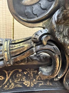 Napoleon III mirror with Lion pediment