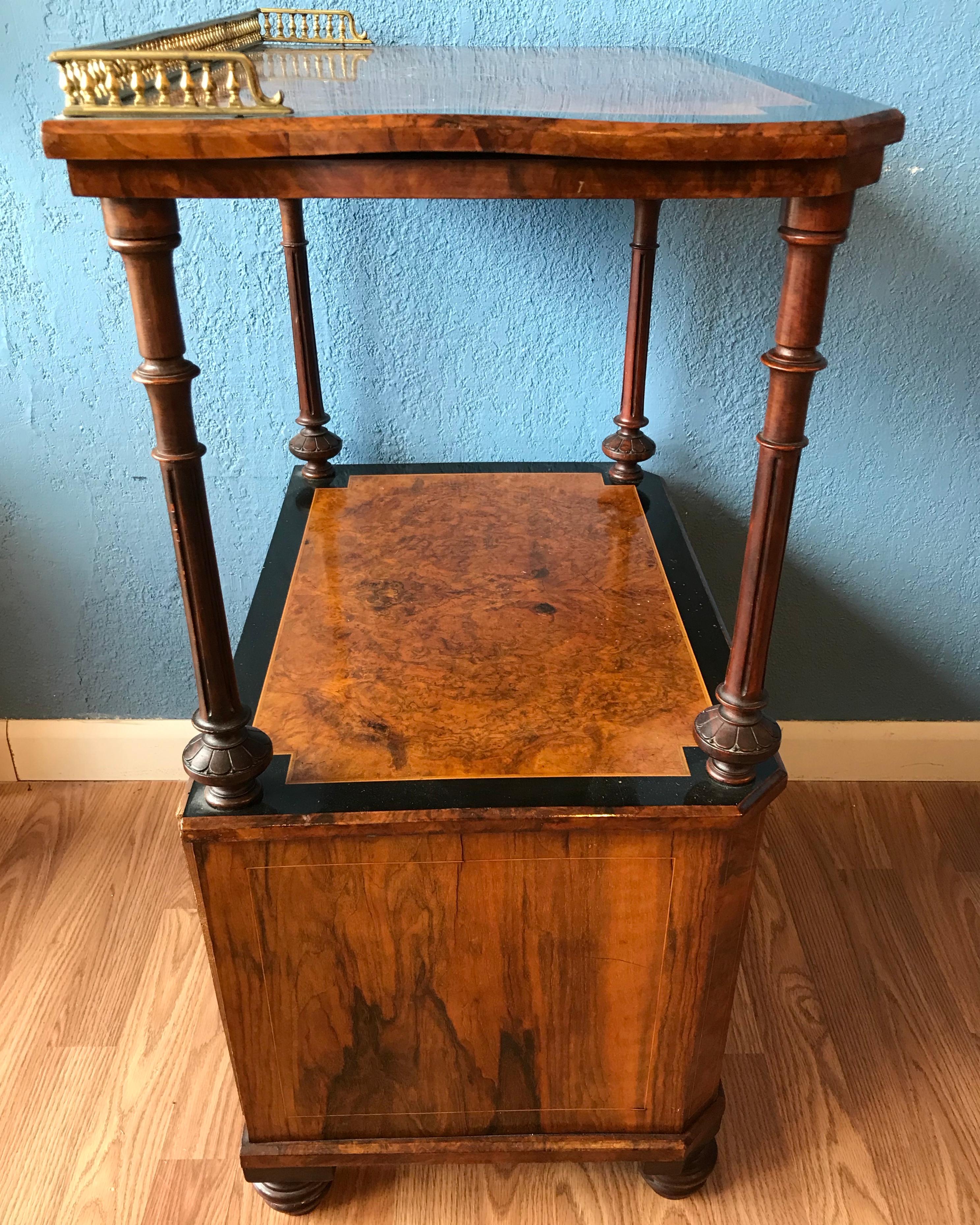 Brass Napoleon III Music Stand / Table