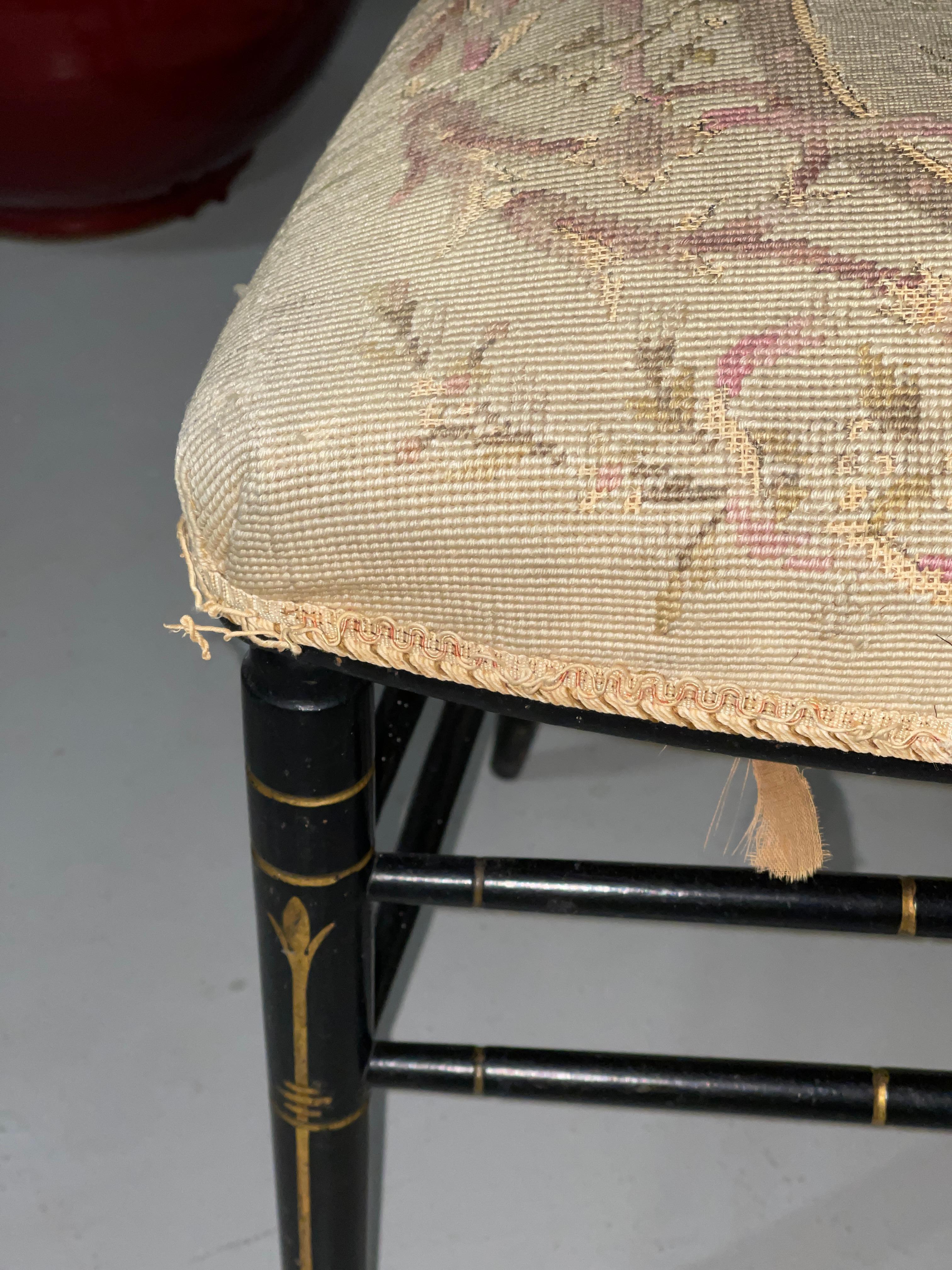 Napoleon III Needlepoint Chairs For Sale 1