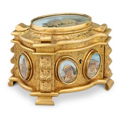 Napoleon III Ormolu Engraved Casket