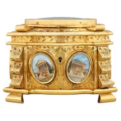 Napoleon III Ormolu Engraved Casket