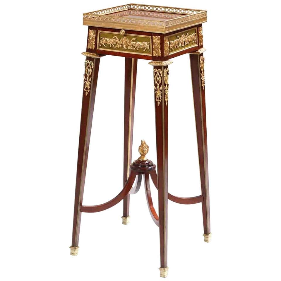 Campaign Table Calamander Wood Folding Campaign Table at 1stDibs