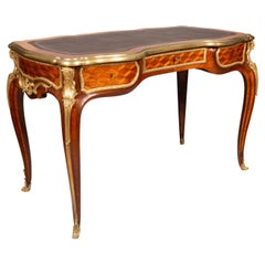 Napoleon III Ormolu Mounted Tulipwood Bureau Plat Attributed To Wassmus