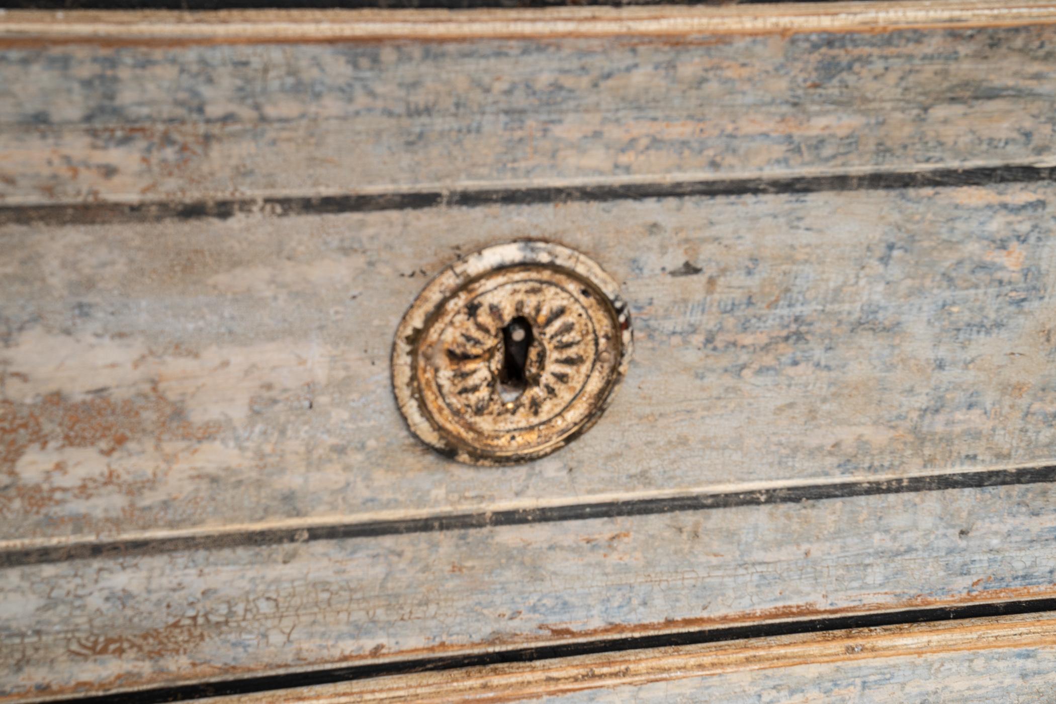 19th Century Empire Danish Painted Commode