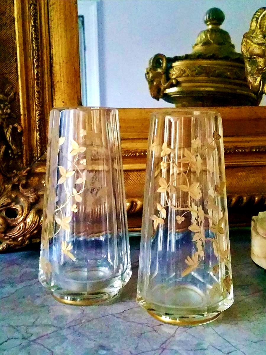 French Napoleon III Pair of Vases, France, circa 1870