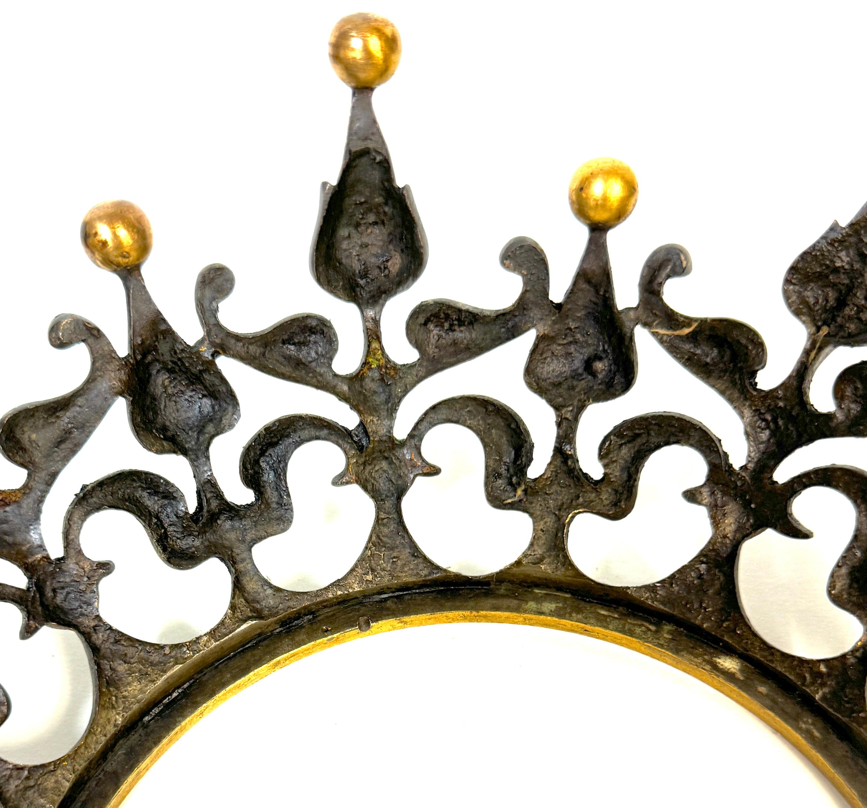 Corona di Napoleone III in bronzo patinato e ormolu, Francia, CIRCA 1870 in vendita 6