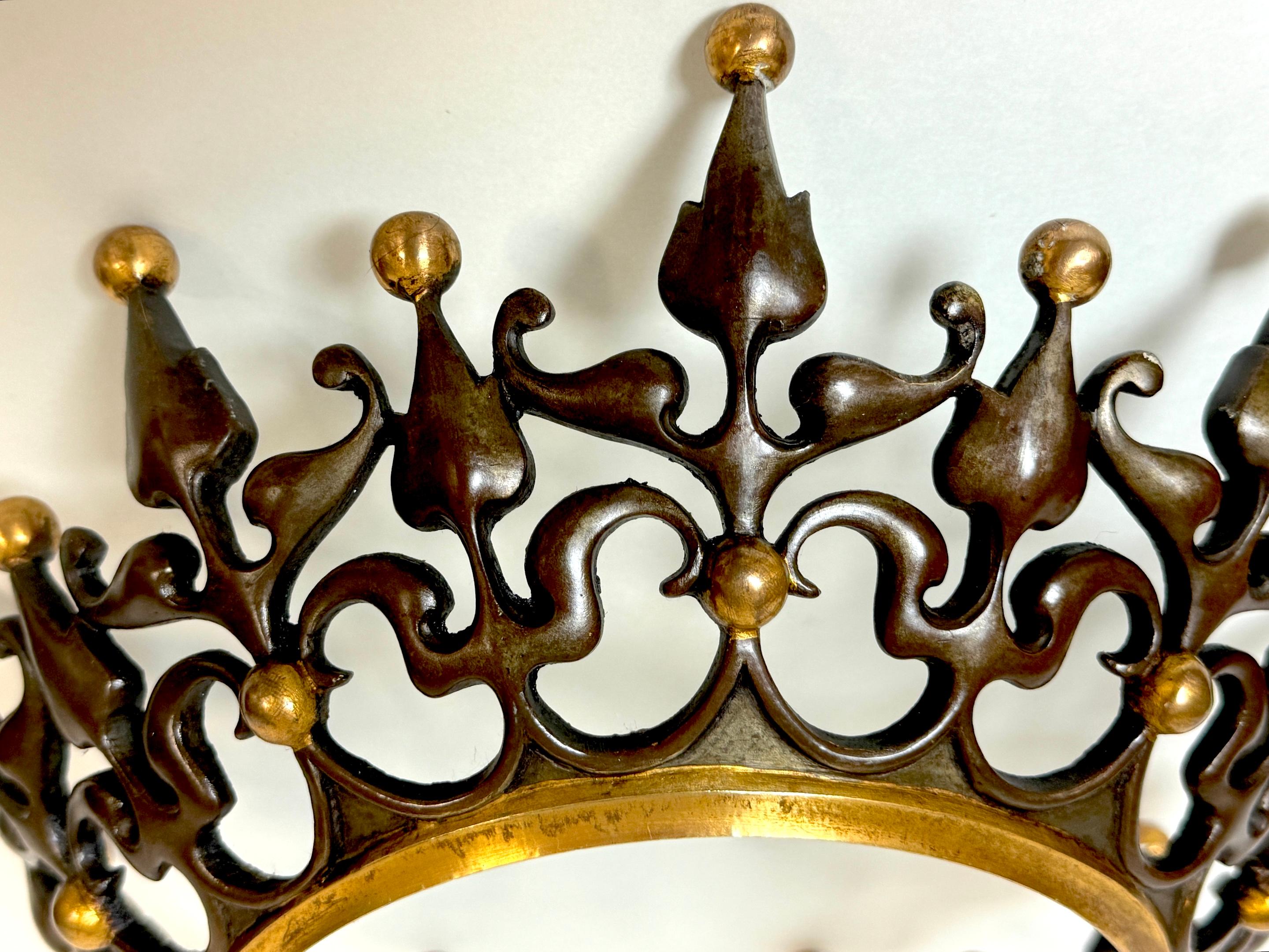 Corona di Napoleone III in bronzo patinato e ormolu, Francia, CIRCA 1870 in vendita 8