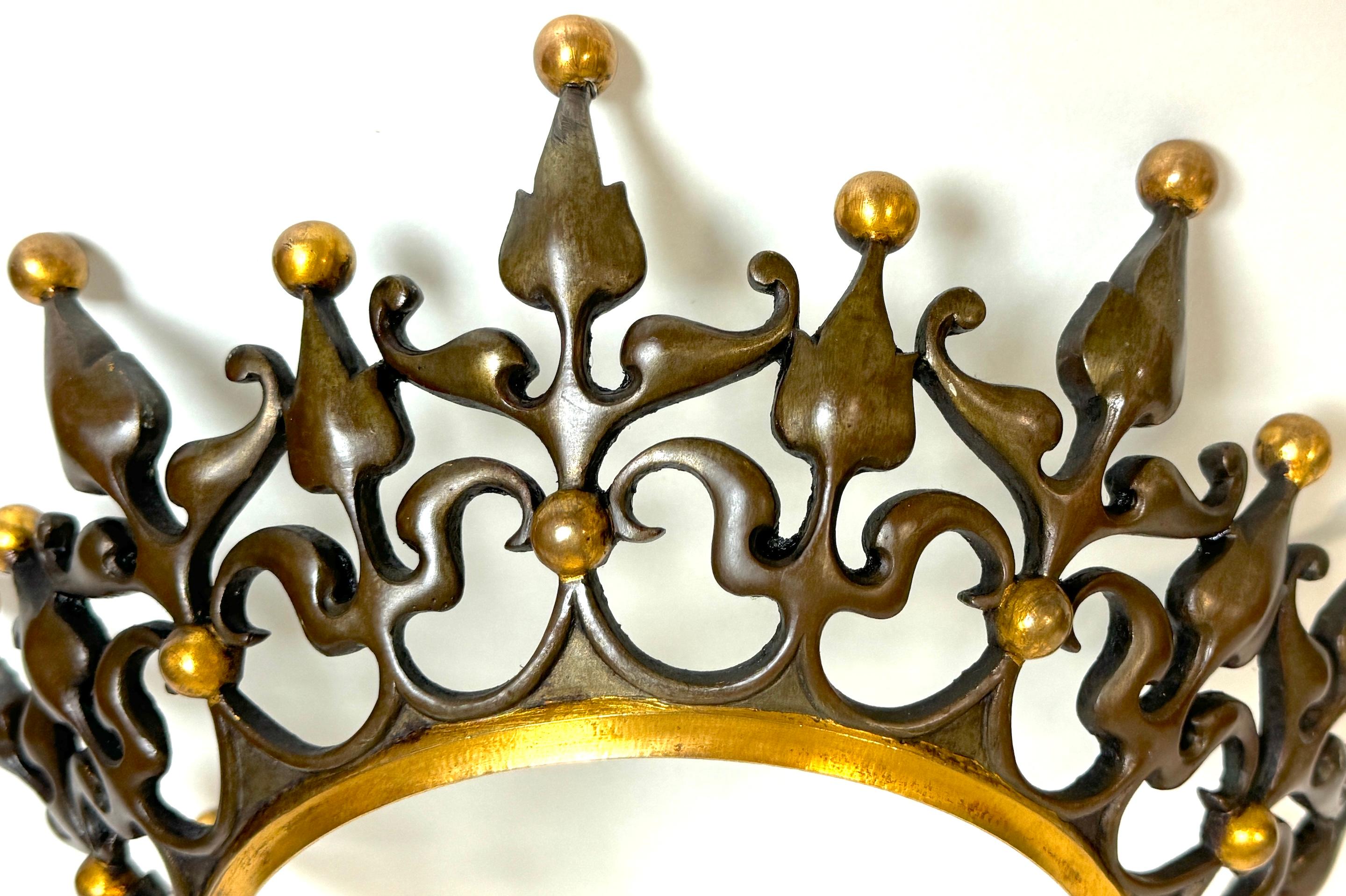 Corona di Napoleone III in bronzo patinato e ormolu, Francia, CIRCA 1870 in vendita 10