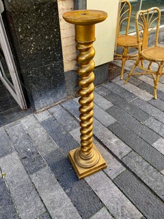 The Pedestal Napoléon III en Wood Wood doré, vers 1930