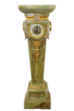 Napoleon III pedestal with clock