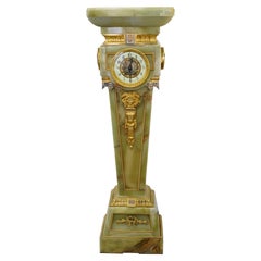 Napoleon III pedestal with clock