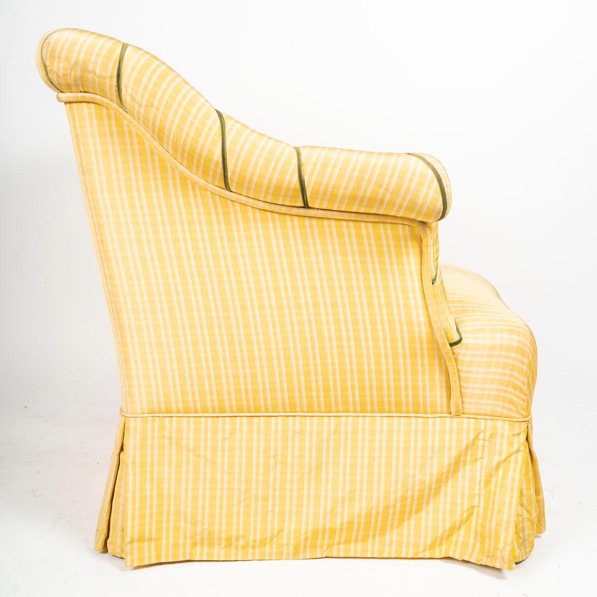 Fabric Napoleon III Period Armchair, 19th Century. For Sale