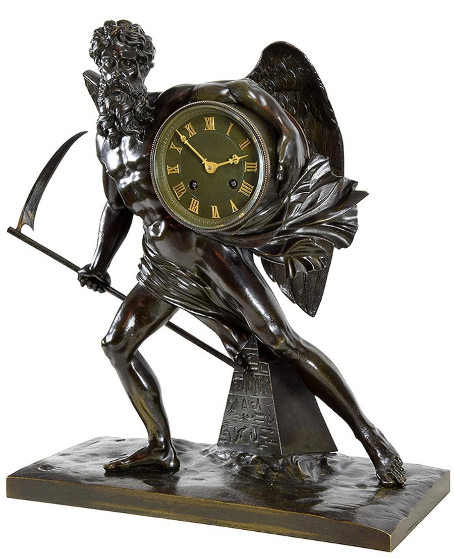 Bronze Napoleon III Period Clock