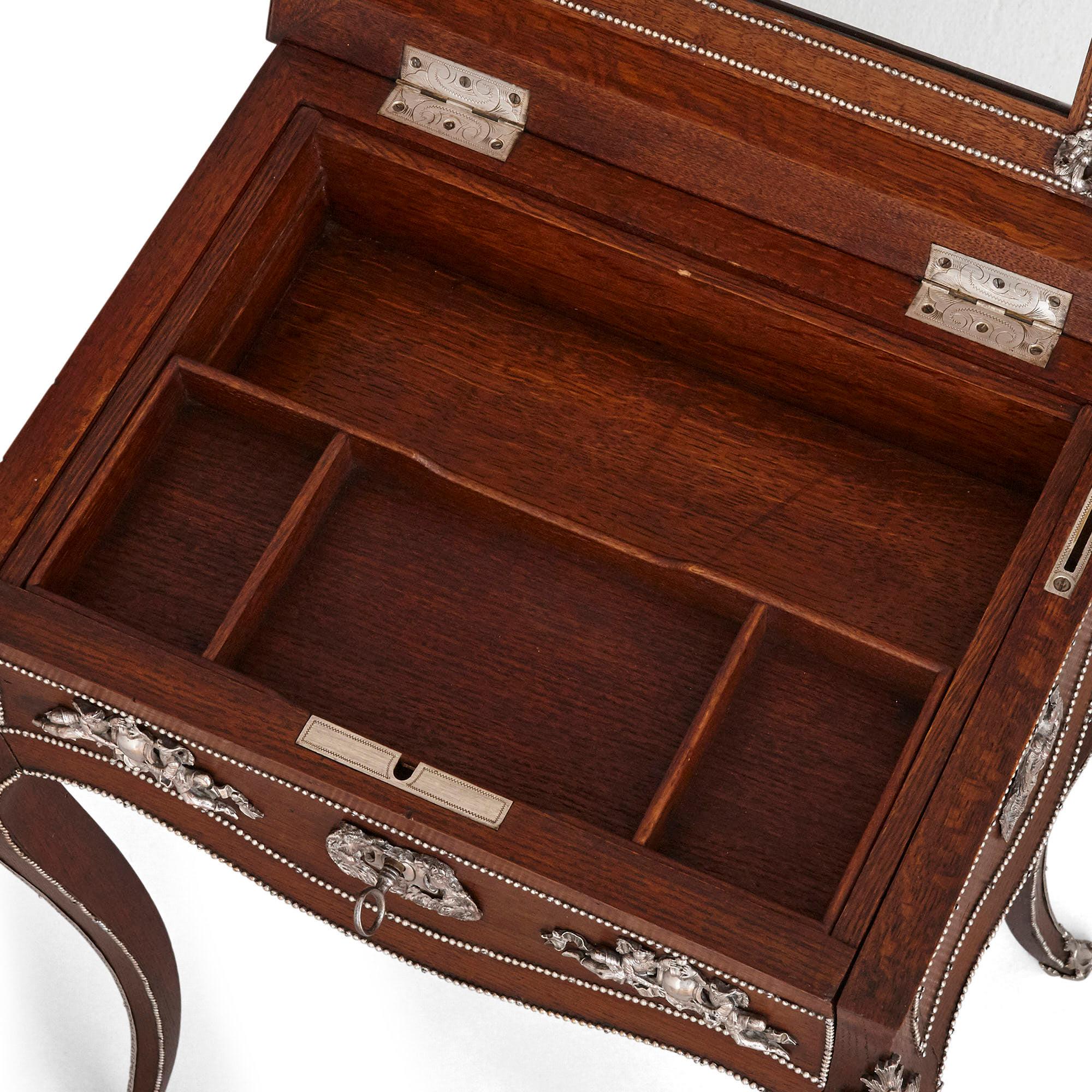 Napoleon III Period Dressing Table, Attributed to Diehl For Sale 1