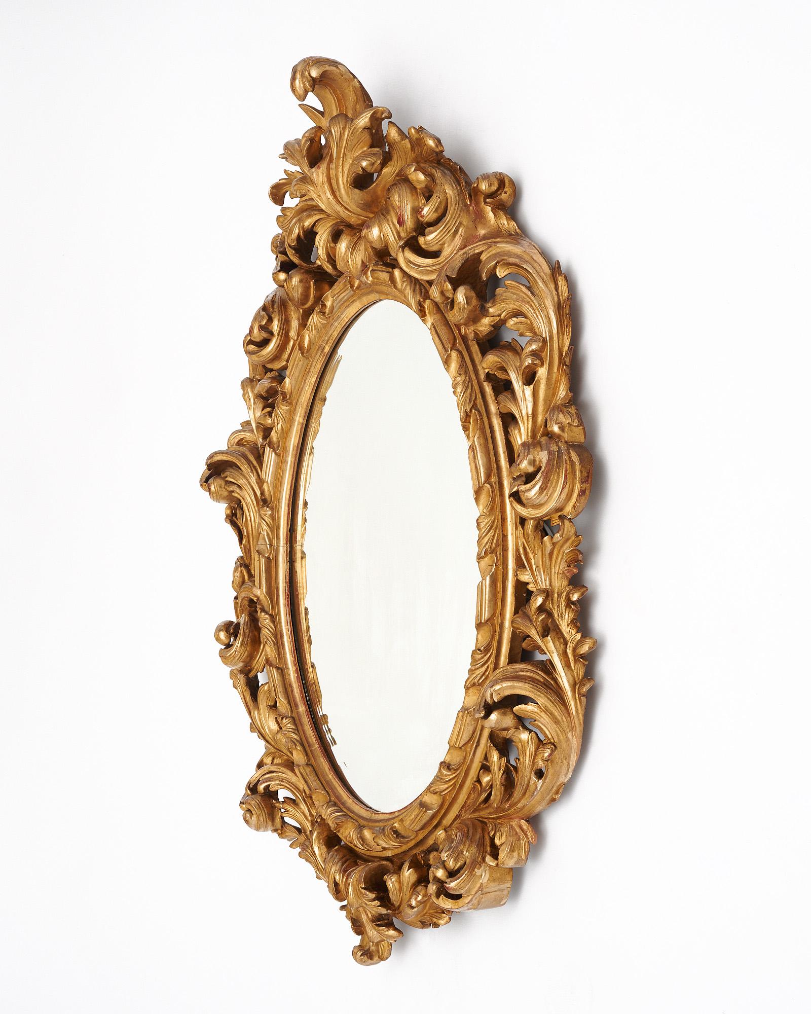 Specchio d'oro francese Napoleone III, CIRCA 1880 in vendita 1