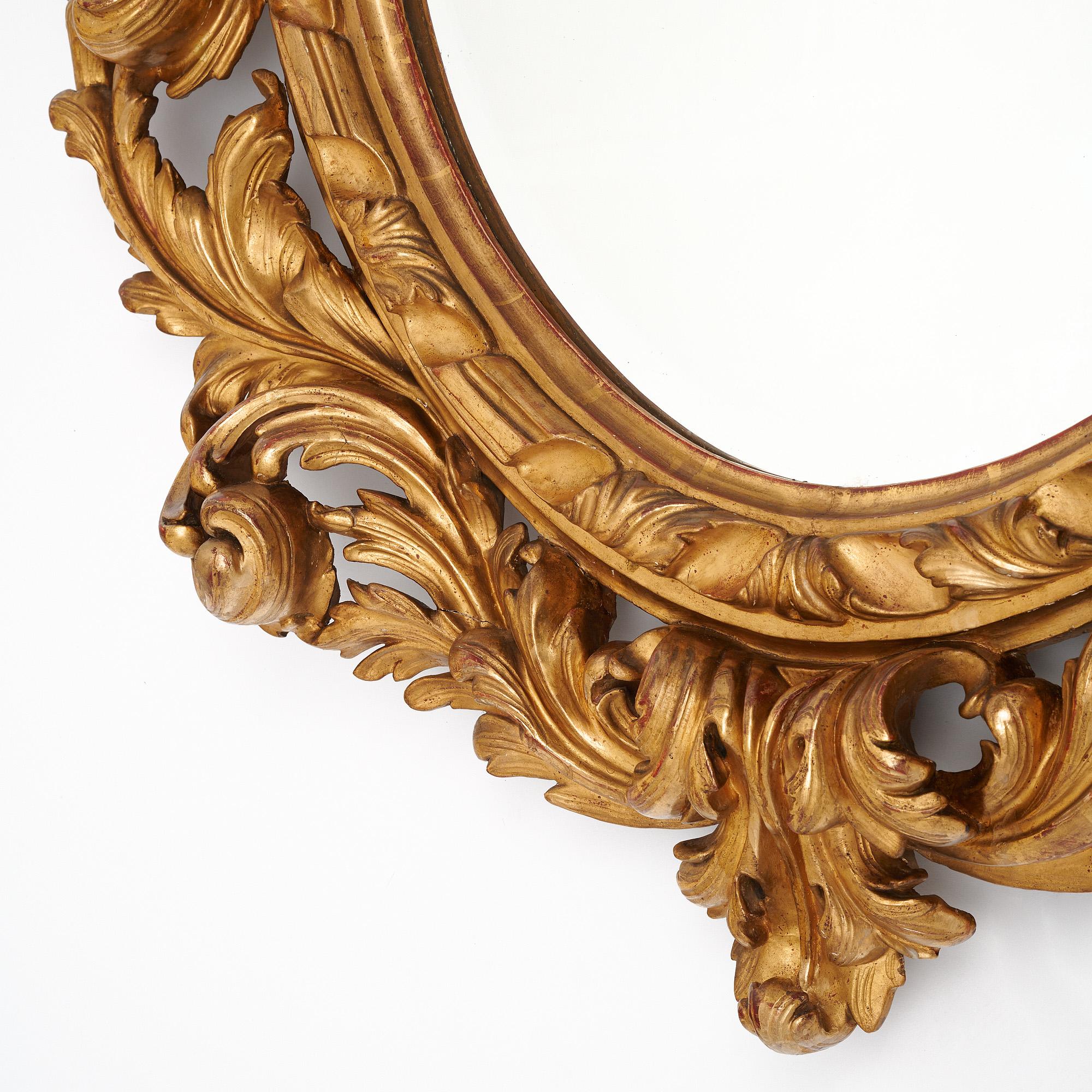 Specchio d'oro francese Napoleone III, CIRCA 1880 in vendita 4