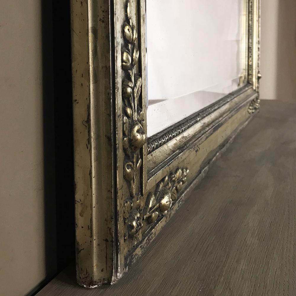Napoleon III Period French Silver Gilt Mirror 5