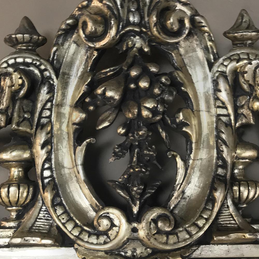 Napoleon III Period French Silver Gilt Mirror 2