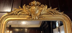 Napoleon III Period Gilt French Mirror Circa 1860
