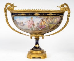 Napoleon III Period Mantel Set, 19th Century.