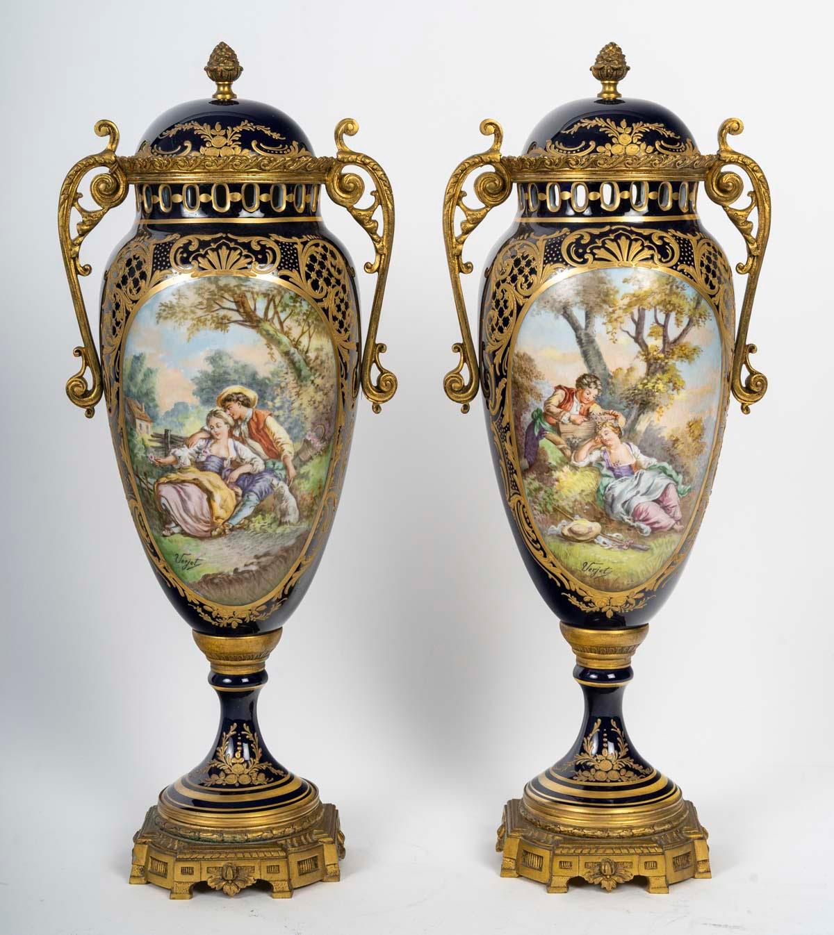 Napoleon III Period Mantel Set, 19th Century. 2