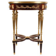 Napoleon III Period Pedestal Table, 19th Century.