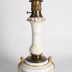 Napoleon III Period Porcelain Table Lamp