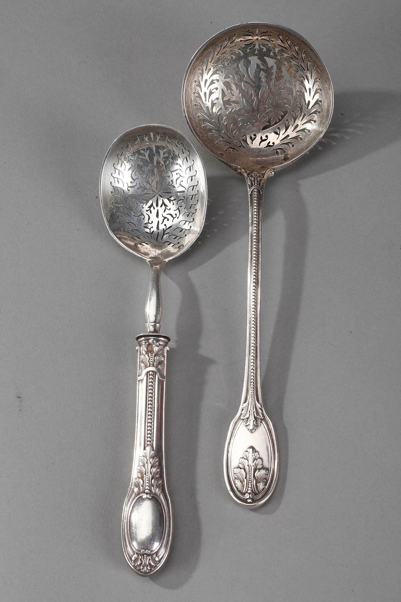 Napoleon III-Period Silver Flatware Service by Odiot 5