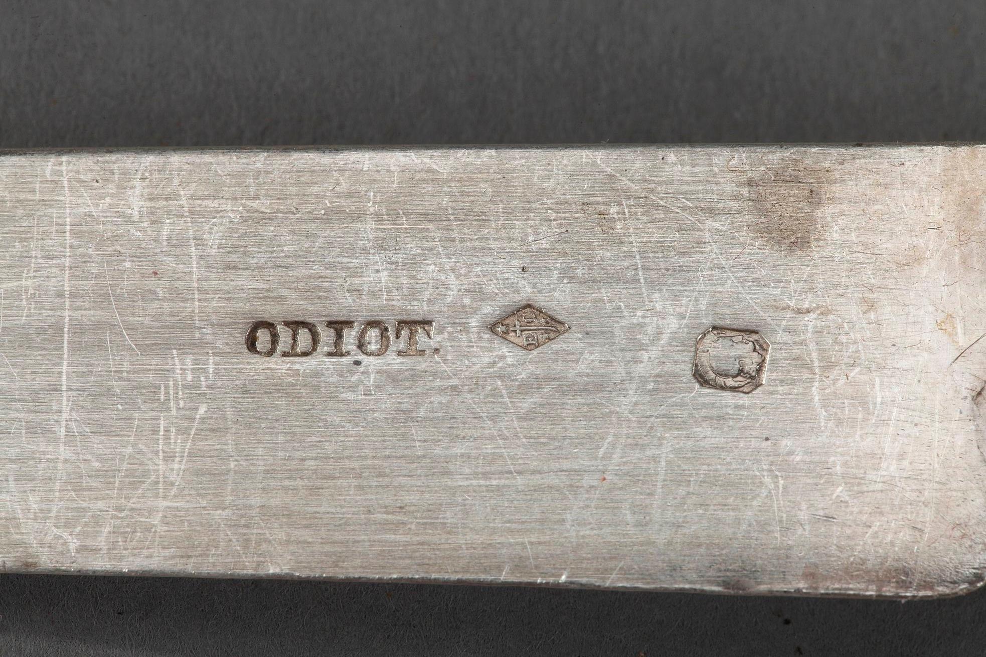 Napoleon III-Period Silver Flatware Service by Odiot 10