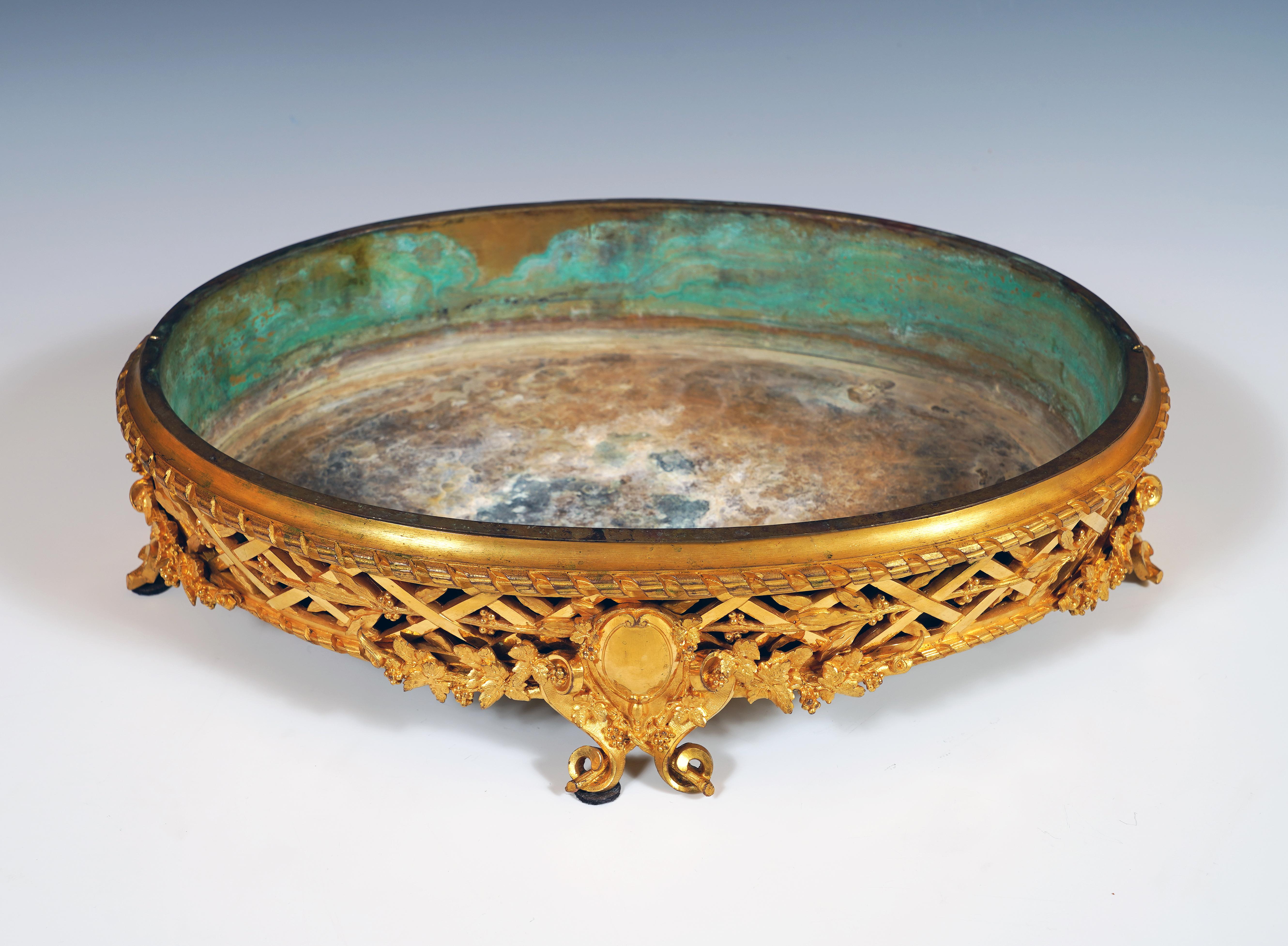 Français Jardinière Napoléon III par E.-J. Masselotte, France, vers 1865 en vente