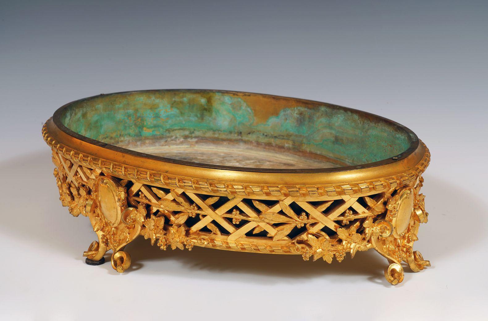 Jardinière Napoléon III par E.-J. Masselotte, France, vers 1865 Bon état - En vente à PARIS, FR