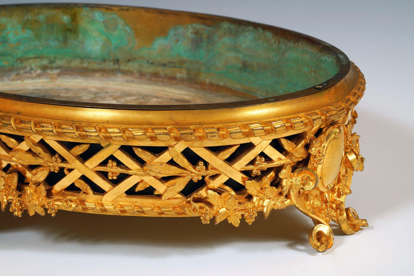 Milieu du XIXe siècle Jardinière Napoléon III par E.-J. Masselotte, France, vers 1865 en vente