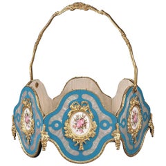 Panier en porcelaine Napoléon III