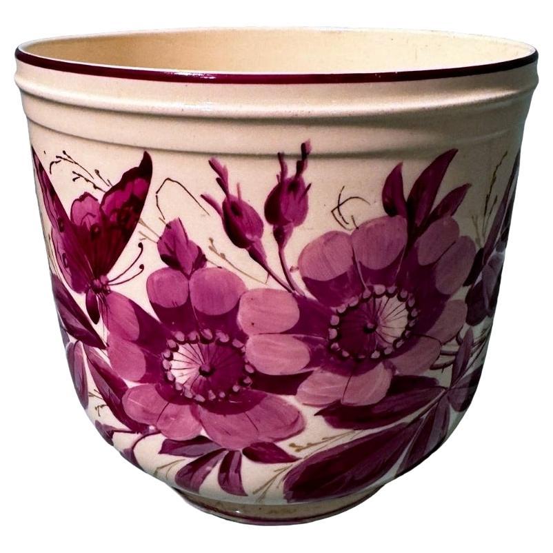 Napoleón III Porcelaine de Paris Cachepot francés pintado a mano