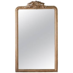 Napoleon III Scallop, Crested Mirror